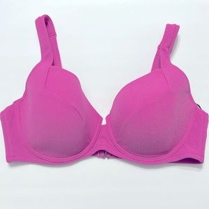 CALIA women’s 38DD underwire bikini swim top geranium purple